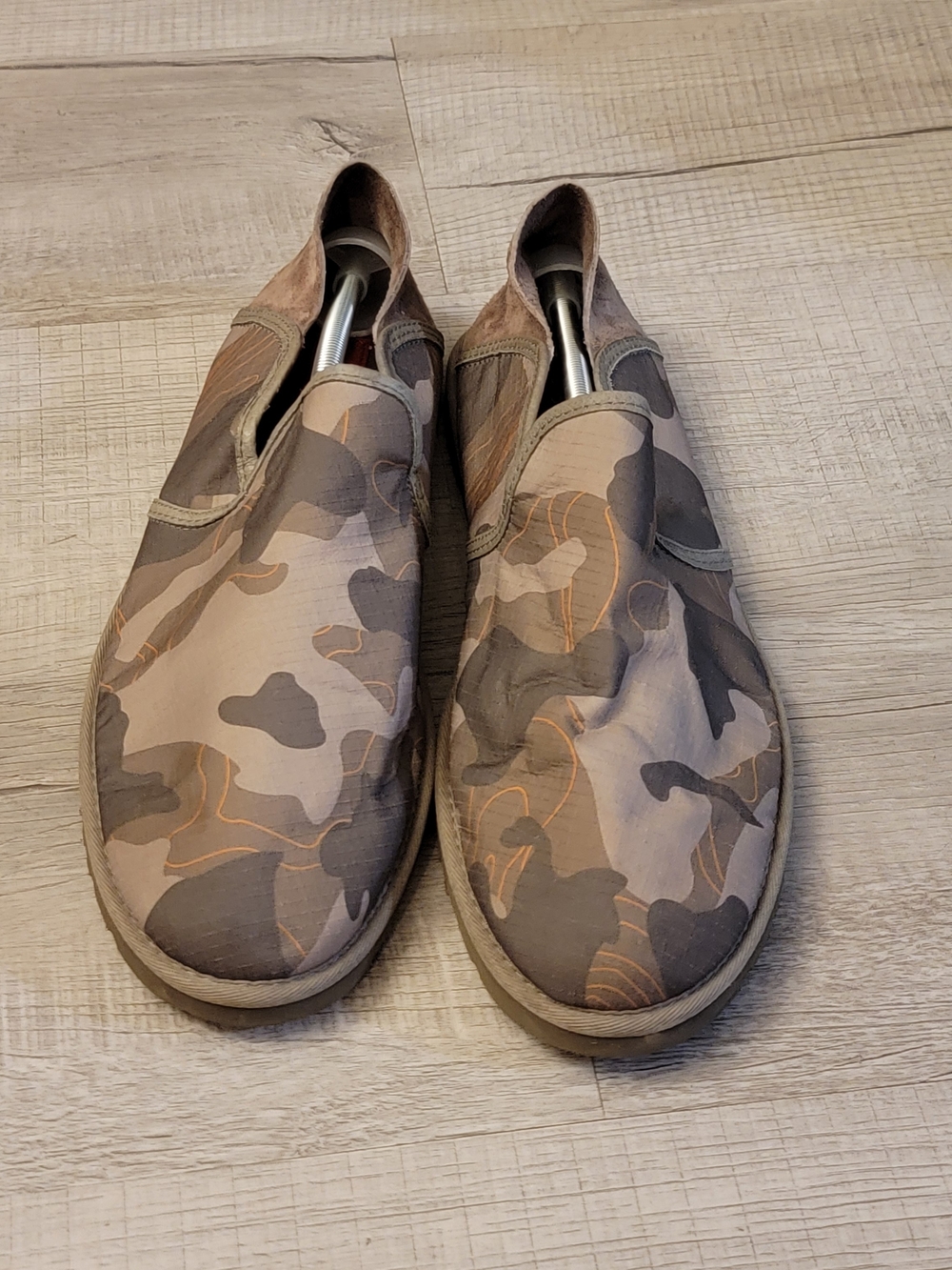 UGG Men's Camouflage Slip-On Loafers in Brown and Tan